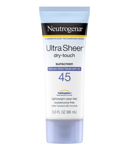 Neutrogena Ultra Sheer DryTouch Sunscreen Broad Spectrum Spf 45 88ml