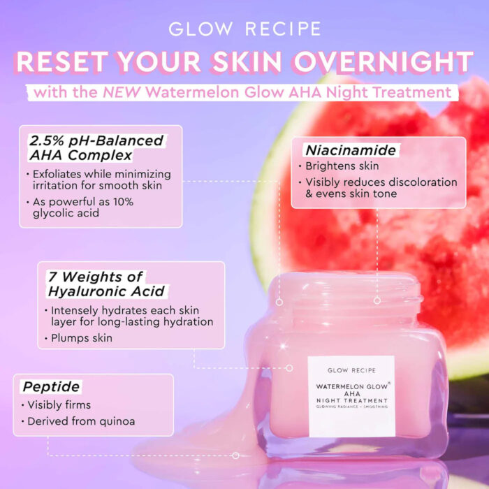Glow Recipe Watermelon Glow AHA Night Treatment - Image 2