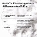 ANUA - HYALURONIC ACID 8+ PANTHENOL HYDRATING GENTLE FOAMING CLEANSER 150ml - Image 4