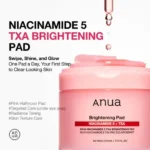 ANUA NIACINAMIDE5+TXA BRIGHTENING PAD 60PCS 210ML - Image 2