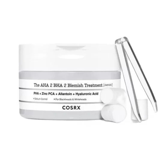 COSRX - The AHA 2 BHA 2 Blemish Treatment 120g-550x550.jpg COSRX THE AHA 2 BHA 2 BLEMISH TREATMENT SERUM 50G - Image 1