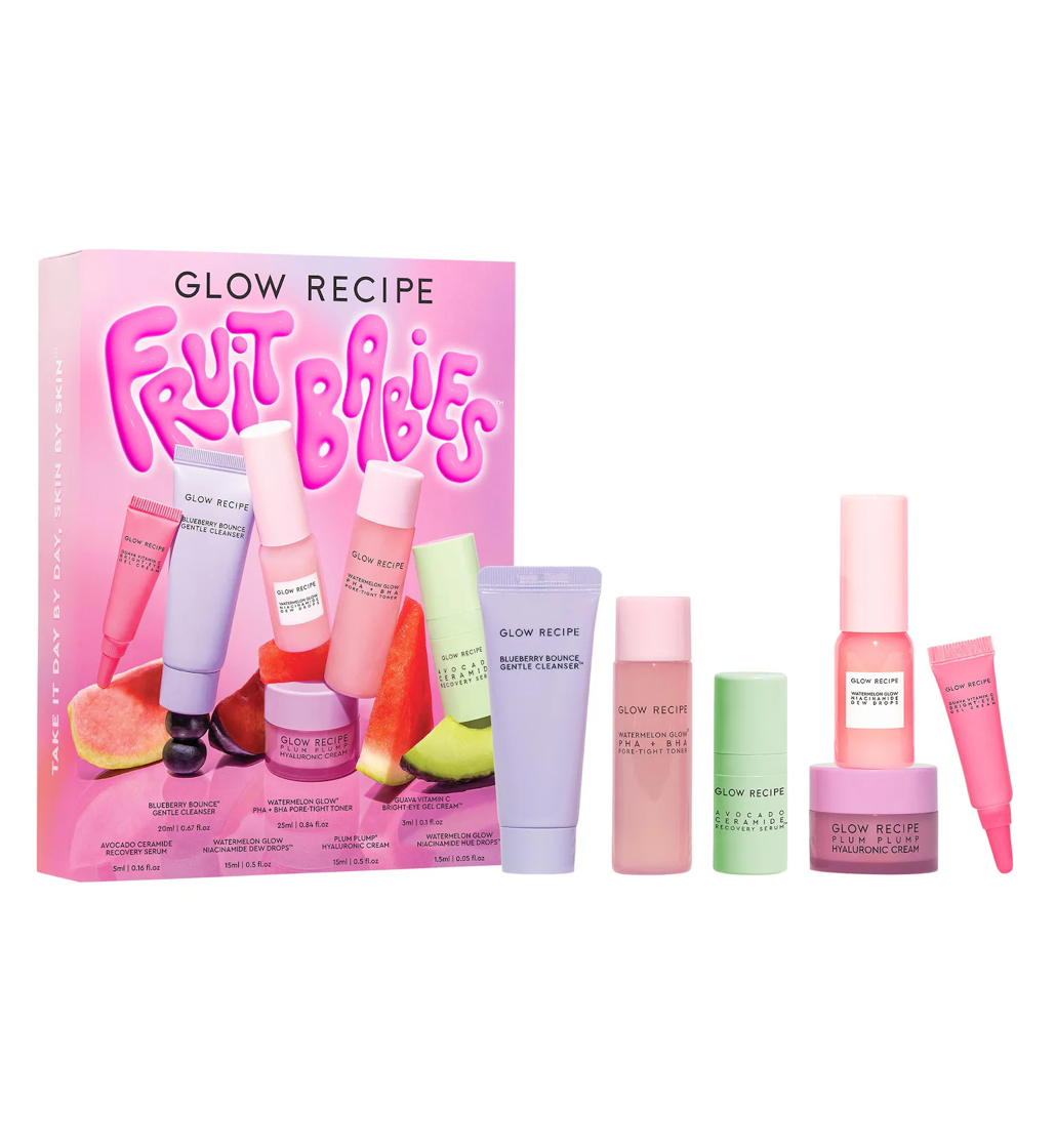Glow_Recipe_Fruit_Babies_Bestsellers_Kit_Gift_Set GLOW RECIPE FRUIT BABIES SET 3PCS - Image 1