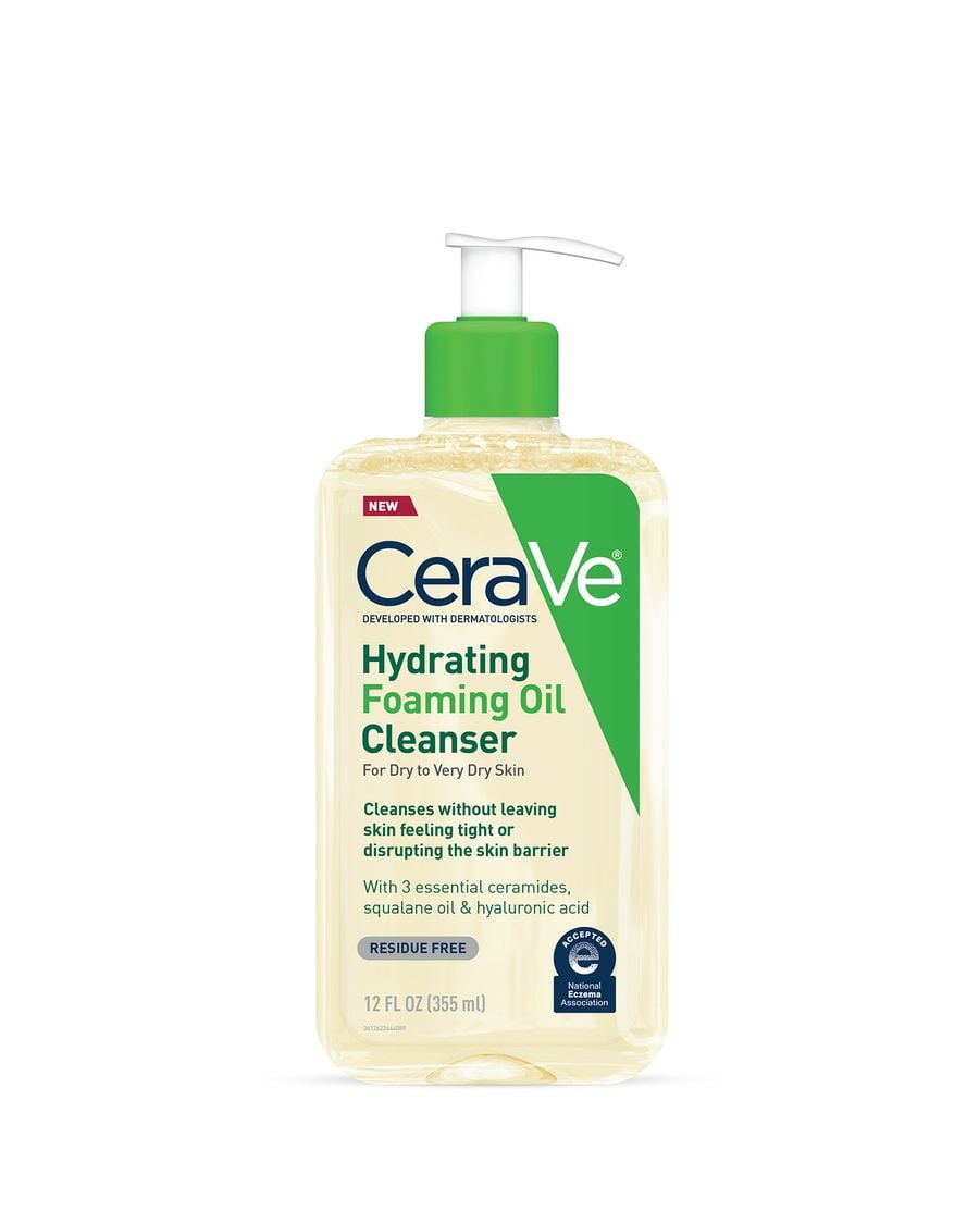 Hydrating Foaming Oil Cleanser Cleanser_FRONT CERAVE HYDRATING FOAMING OIL CLEAN - Image 1