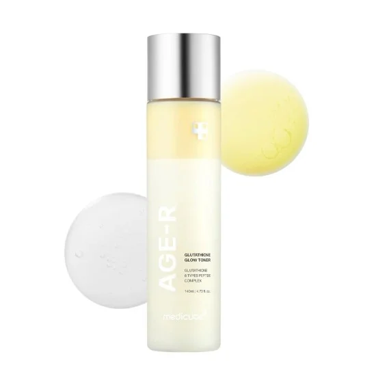 Medicube - AGE-R Glutathione Glow Toner 140ml-550x550.jpg Medicube - AGE-R Glutathione Glow Toner 140ml - Image 1