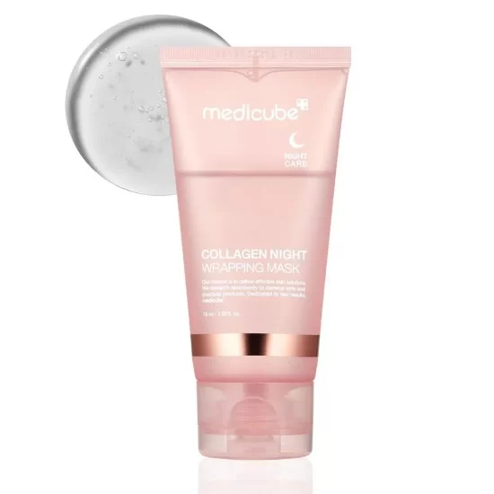 Medicube - Collagen Night Wrapping Mask 75ml-550x550.jpg Medicube - Collagen Night Wrapping Mask 75ml - Image 1