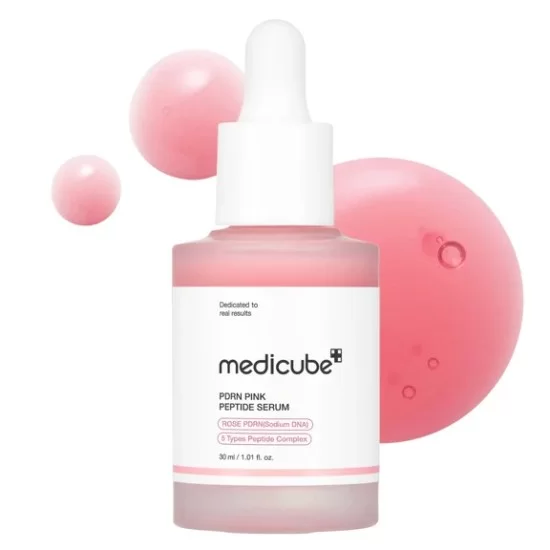 Medicube - PDRN Pink Peptide Serum 30ml-550x550.jpg Medicube - PDRN Pink Peptide Serum 30ml - Image 1