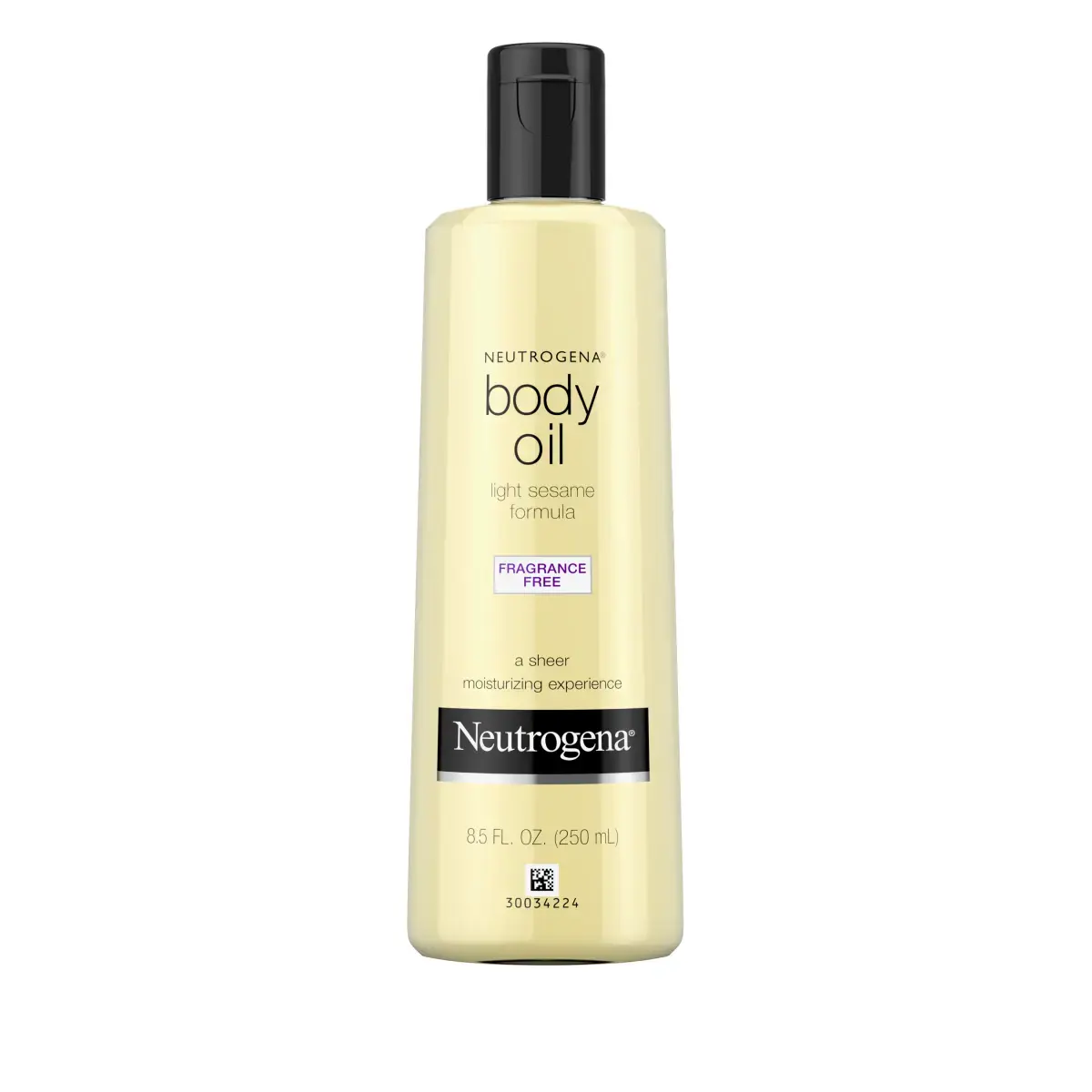 NTG_70501618301_30034224_30034225_Light_Sesame_Formula_Body_Oil_FF_8.5oz__0000 NEUTROGENA BODY OIL 250ML FRAGRANCE FREE - Image 1