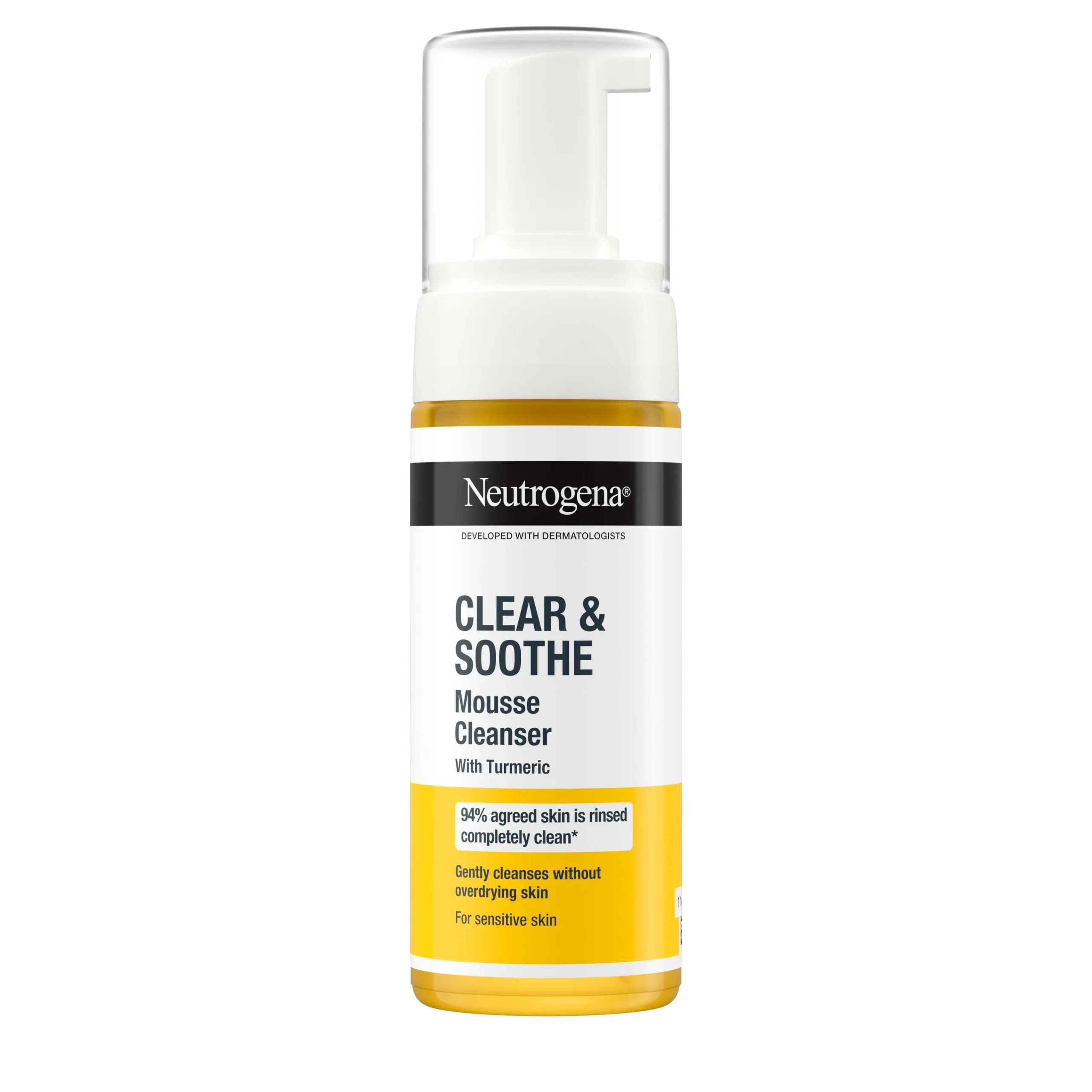 NEUTROGENA CLEAR & SOOTHE MOUSSE CLEANSER 150ML - Image 1