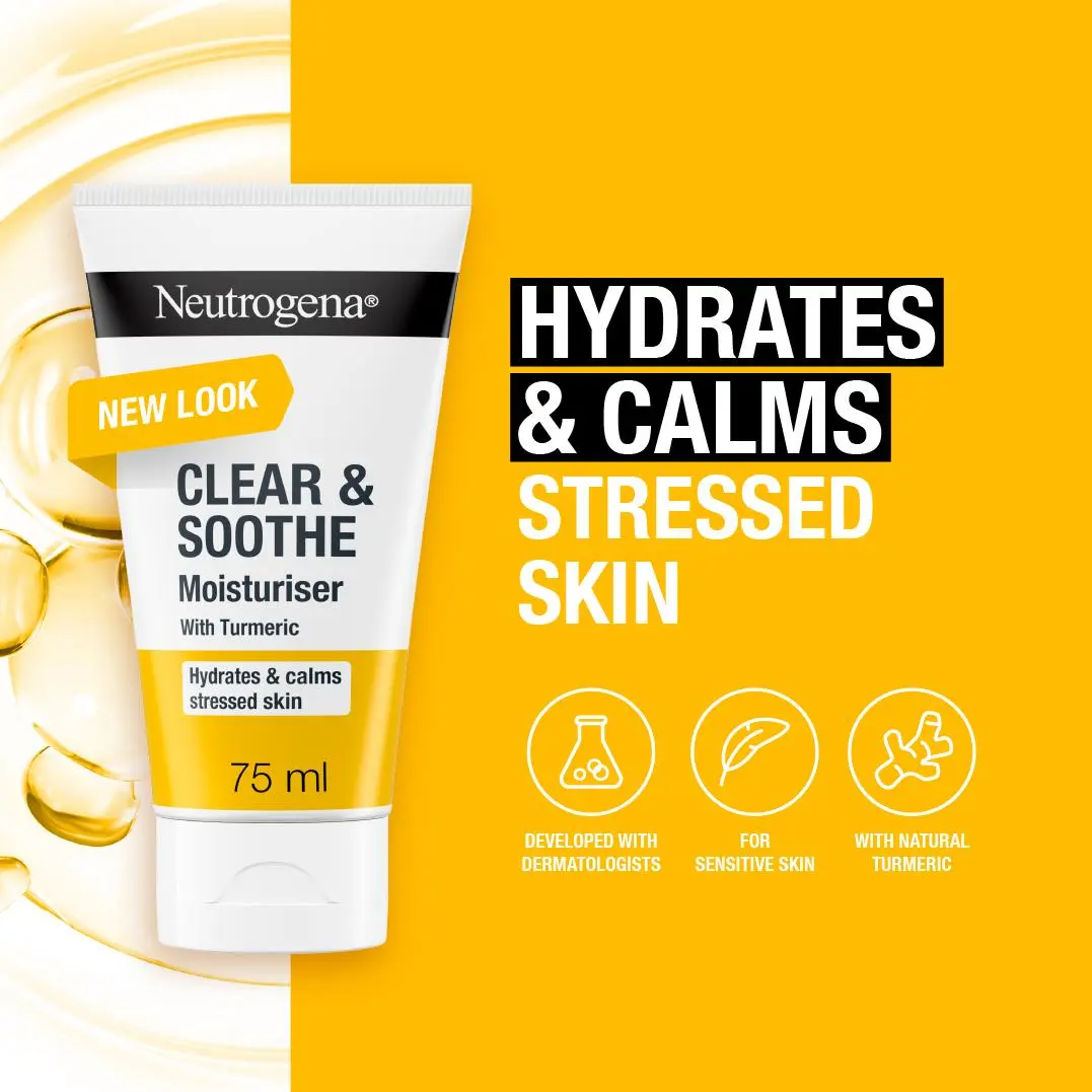 NEUTROGENA CLEAR & SOOTHE MOISTURISER 75ML - Image 3