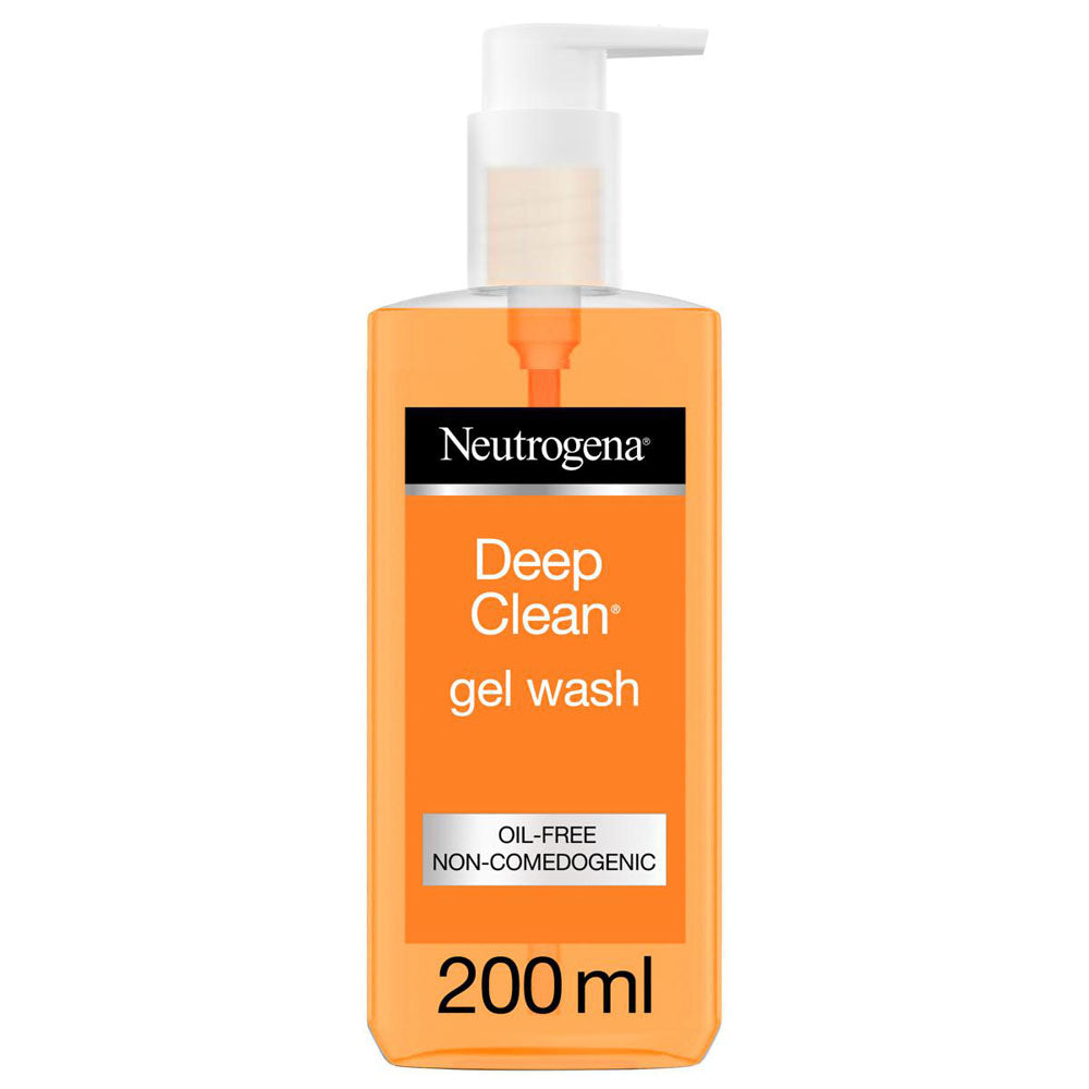 neutrogena---deep-clean-gel-facial-wash---200ml NEUTROGENA DEEP CLEAN GEL WASH 200ML - Image 1