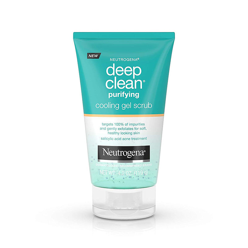 neutrogena-deep-clean-purifying-cooling-gel-scrub NEUTROGENA DEEP CLEAN PURIFYING COOLING GEL SCRUB 119G - Image 1